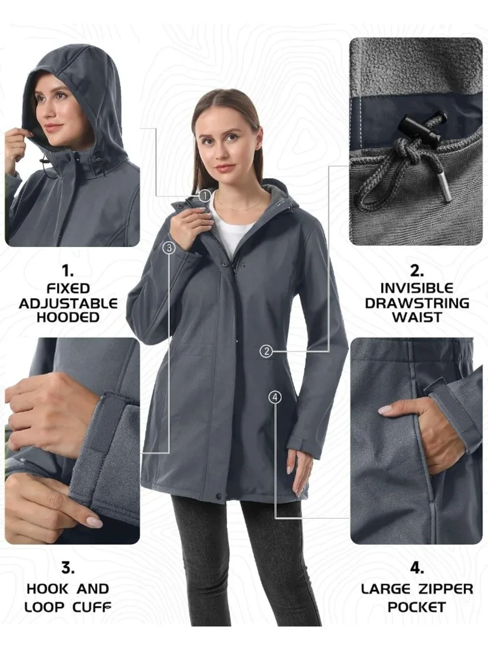 N/A women grey